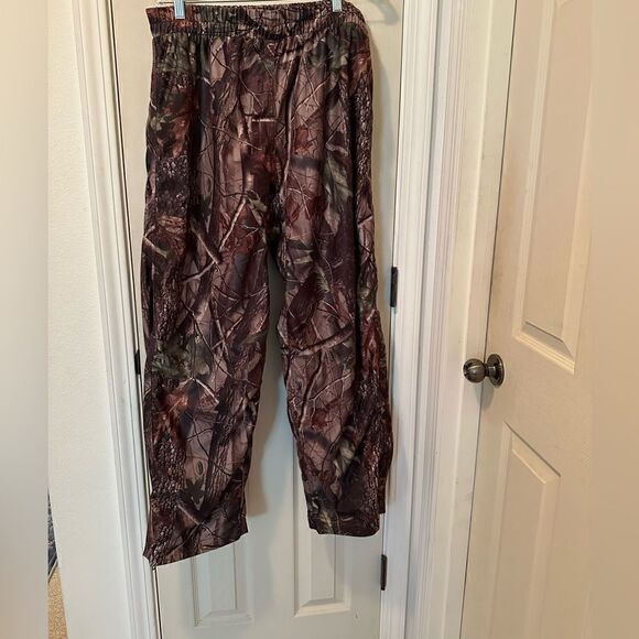 Camo hunting pants with zippers & snaps from the knees down - size large - Picture 1 of 9